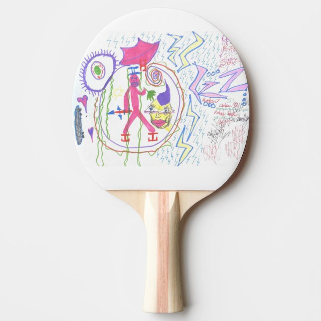 Pala De Ping Pong Adam Moyer Original "ZZZ's" Raro (Anverso)