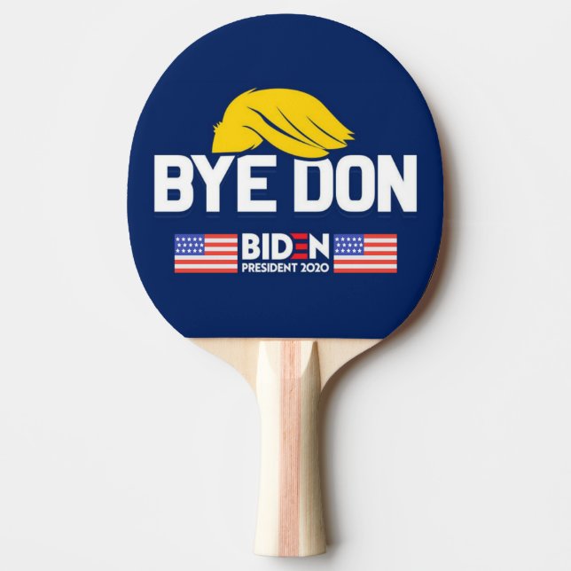Pala De Ping Pong Adiós Don BIDEN 2020 Presidente HARRIS (Anverso)