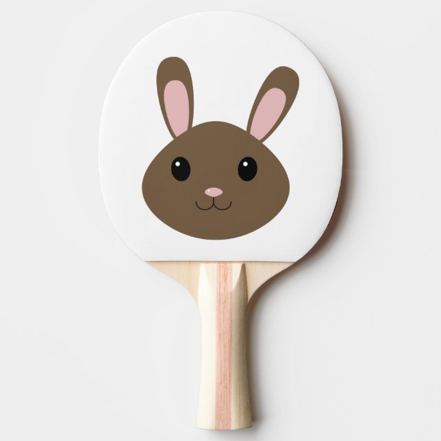 Pala De Ping Pong Adorable Brown Bunny (Anverso)