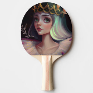 Pala De Ping Pong Adorable Gran Reina de los Ojos