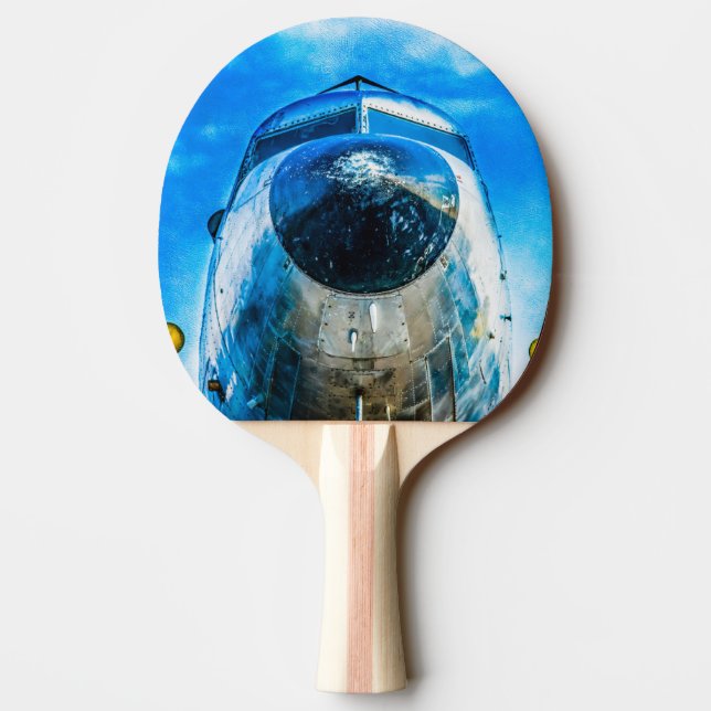 Pala De Ping Pong Aeronaves Douglas DC-3 (Reverso)