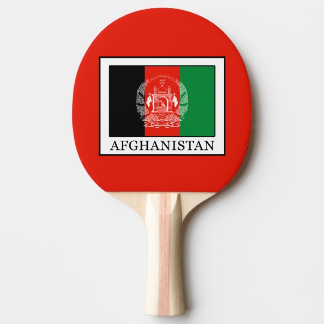 Pala De Ping Pong Afganistán (Anverso)