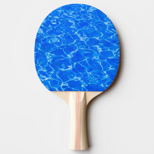 Pala De Ping Pong Agua Azul Fresca (Reverso)