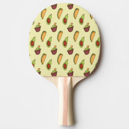 Pala De Ping Pong Aguacate Taco Yellow Ping Pong Paddle