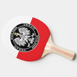 Pala De Ping Pong Águila texana redonda de Polonia