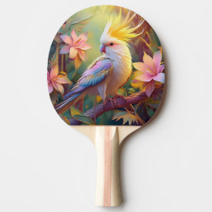 Pala De Ping Pong Ala irlandesa Cockatiel Fantasy Bird