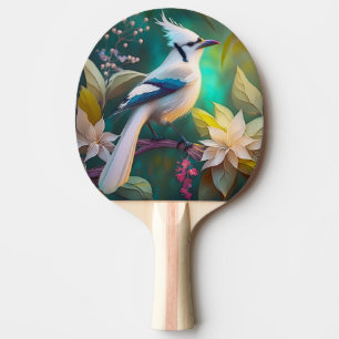 Pala De Ping Pong Ala Verde azulada de la marea blanca Jay Fantasy B