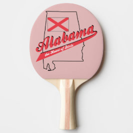 Pala De Ping Pong Alabama Corazón de Dixie