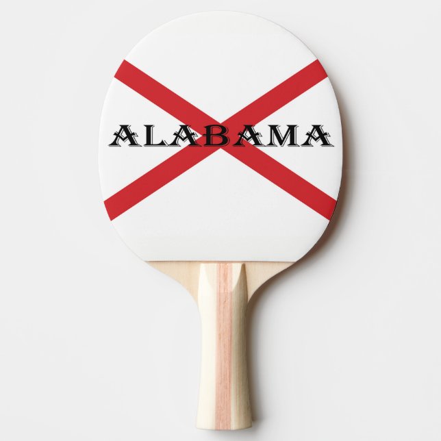 Pala De Ping Pong Alabama y Pnt de Bandera (Anverso)