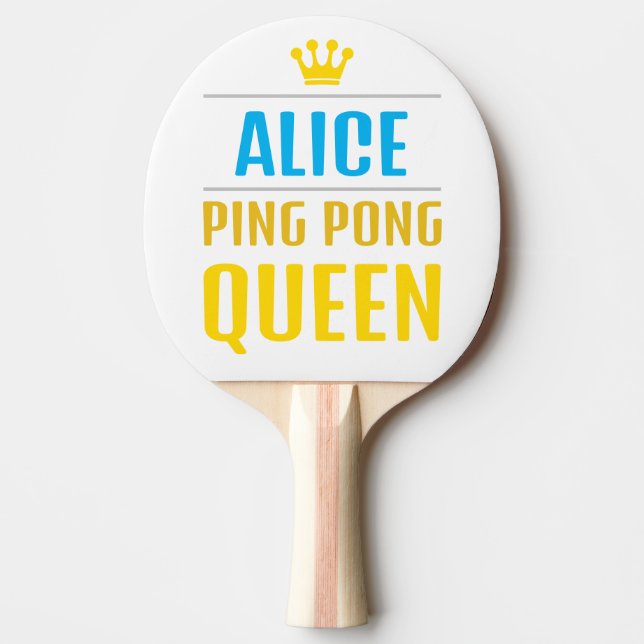 Pala De Ping Pong Alarma (Anverso)