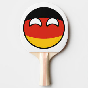 Pala De Ping Pong Alemania Geeky que tiende divertida Countryball