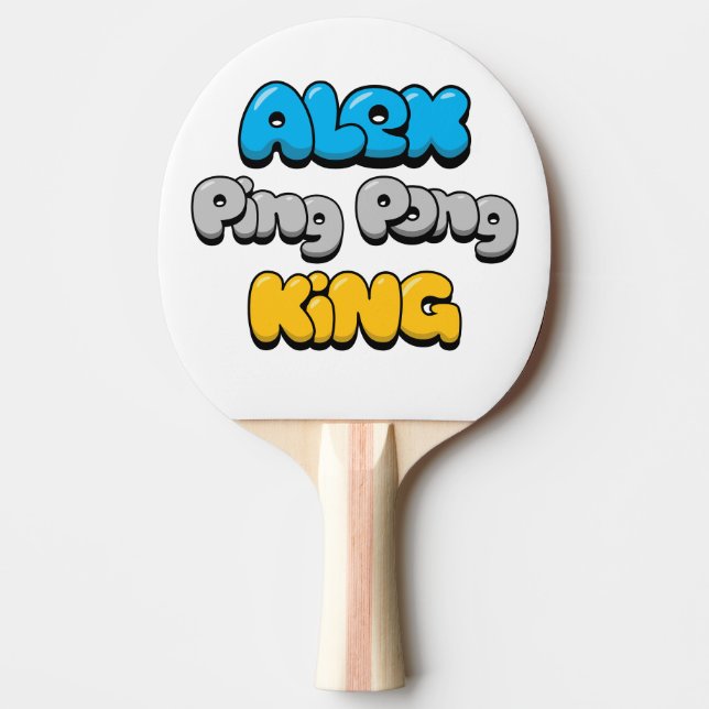 Pala De Ping Pong Alex Ping Pong King (Anverso)