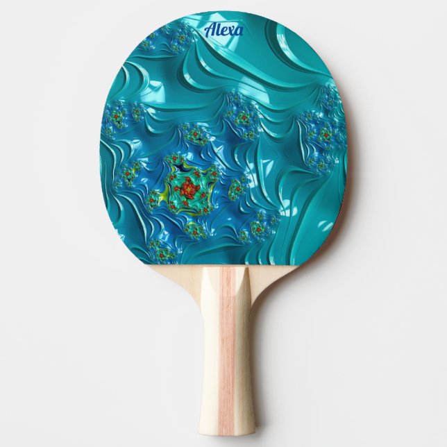 Pala De Ping Pong ALEXA ~ GUAY WIN ~ Original ~ Fractal ~ (Anverso)