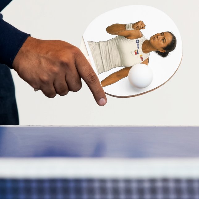 Pala De Ping Pong Alexandra Eala - Campeón de Guadalajara 2025 (in situ)