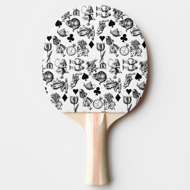 Pala De Ping Pong Alice White Rabbit Wonderland Classic (Anverso)
