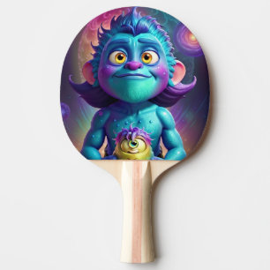 Pala De Ping Pong Alienígena del espacio y amigo
