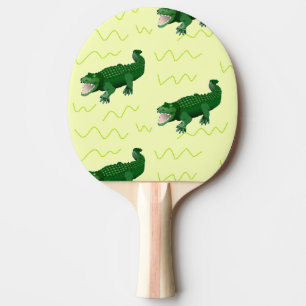 Pala De Ping Pong Alligador amarillo