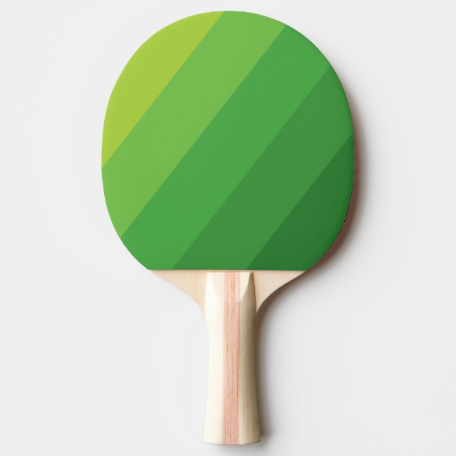Pala De Ping Pong Almohadilla Verde con Rayas Negras (Anverso)