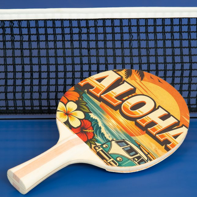 Pala De Ping Pong Aloha Beach Sunset Island (in situ)