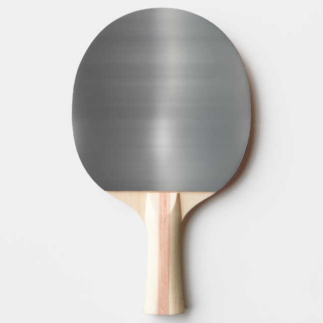Pala De Ping Pong Aluminio cepillado (Anverso)