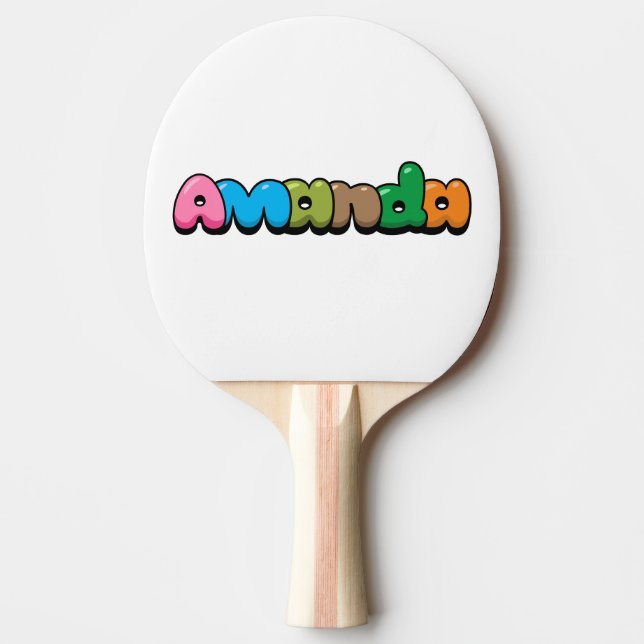 Pala De Ping Pong Amanda (Anverso)