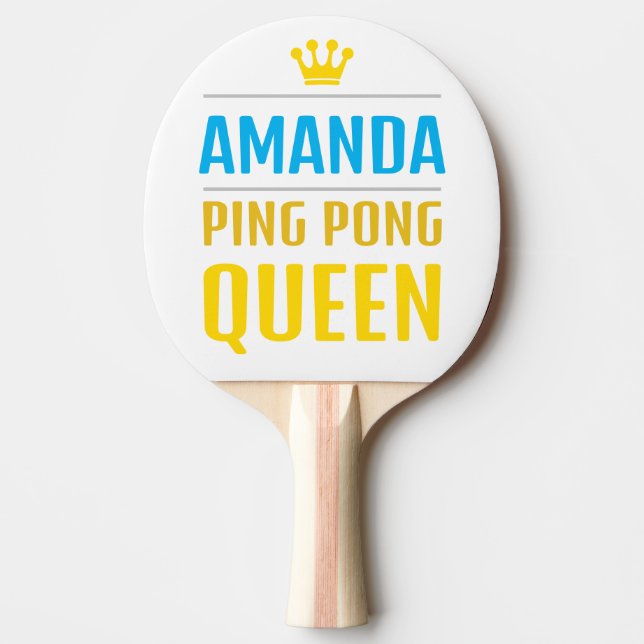 Pala De Ping Pong Amanda (Anverso)