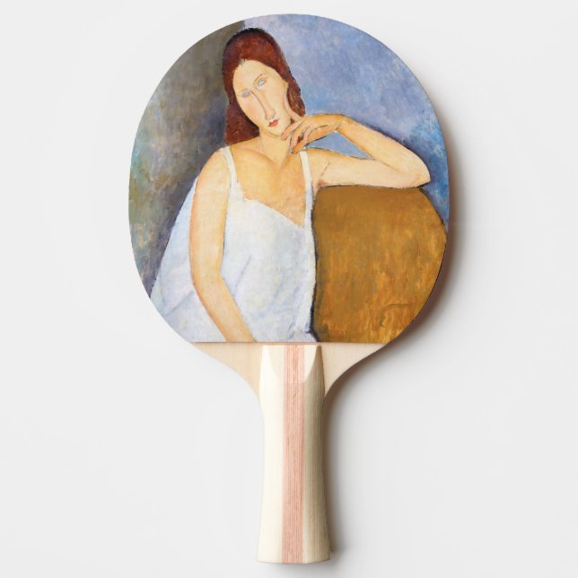 Pala De Ping Pong Amedeo Modigliani - Jeanne Hebuterne (Anverso)