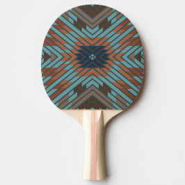 Pala De Ping Pong American Southwest Tribal Patterned Art And Colors