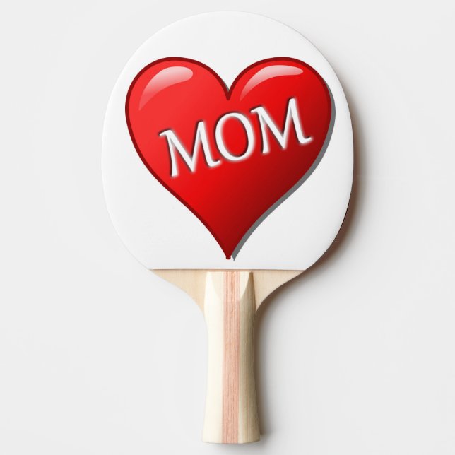 PALA DE PING PONG AMO A LA MAMÁ (Anverso)