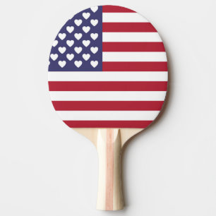 PALA DE PING PONG AMO A LOS ESTADOS UNIDOS DE AMÉRICA