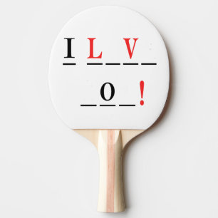 Pala De Ping Pong Amo el estilo You-Hangman de Shirley Taylor
