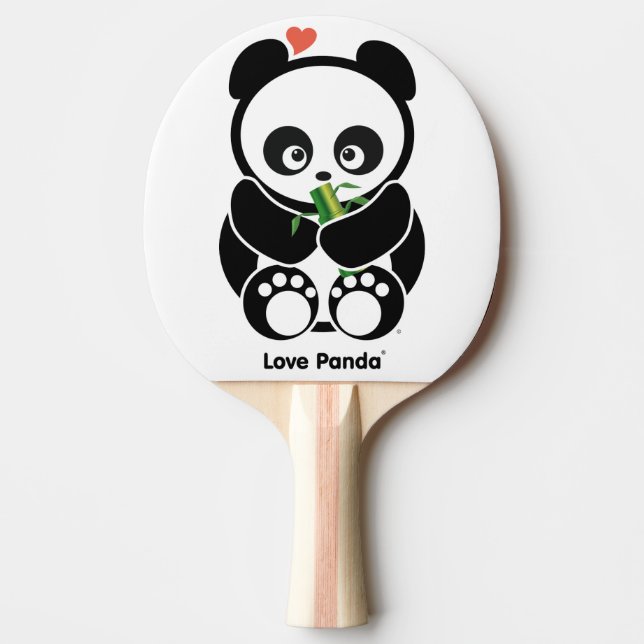 Pala De Ping Pong Amor Panda® (Anverso)