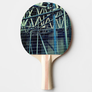 Pala De Ping Pong andamios azul y plateado