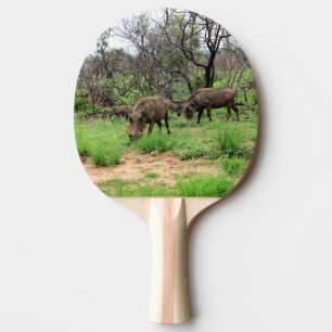Pala De Ping Pong Animales salvajes de Warthog