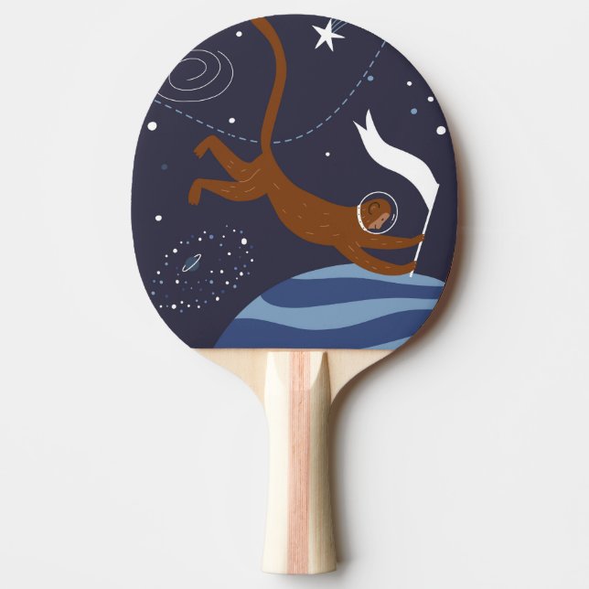 Pala de Ping Pong Animals Outer Space (Anverso)