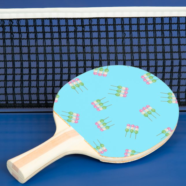 Pala De Ping Pong Anime Blue Pastel Dango Ping Pong Paddle (in situ)