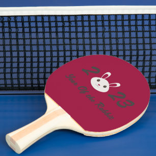 Pala De Ping Pong Año del Conejo 2023