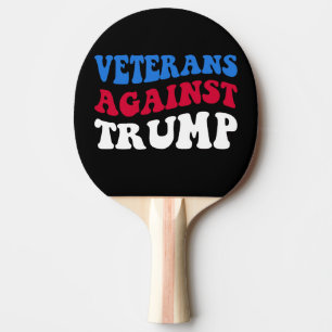 Pala De Ping Pong Anti-Trump - Veteranos Contra Trump II