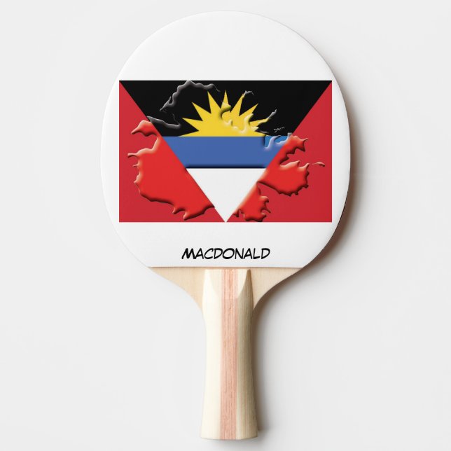 Pala De Ping Pong ANTIGUA personalizada (Anverso)