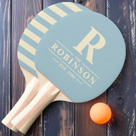 Pala De Ping Pong Apellido e inicial Polo Light Sky