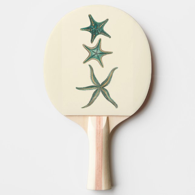 Pala De Ping Pong Aquamarine Triple Starfish (Anverso)