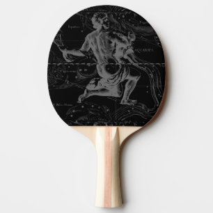 Pala De Ping Pong Aquarius Constellation Hevelius 1690 Grabado