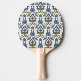 Pala De Ping Pong Árabe Tradicional: Iznik Tile Seamless.
