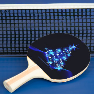 Pala De Ping Pong Árbol de Navidad estilizado y brillante de Slipper