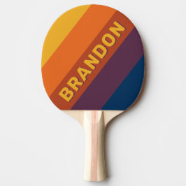 Pala De Ping Pong Arcilla al sol negrita con nombre