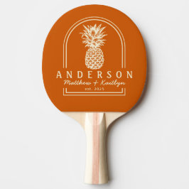 Pala De Ping Pong Arco de Boda de Piña de Calabaza de Estilo Mediocé