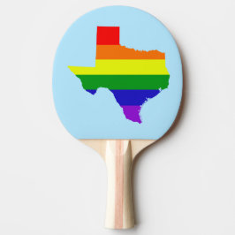 Pala De Ping Pong Arcoiris de Texas