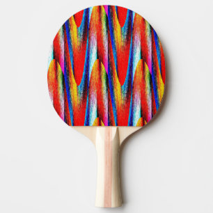 Pala De Ping Pong Arcoiris grueso
