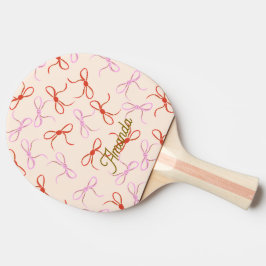 Pala De Ping Pong Arcos rosados - Estética de coqueta rosa y rojo pe