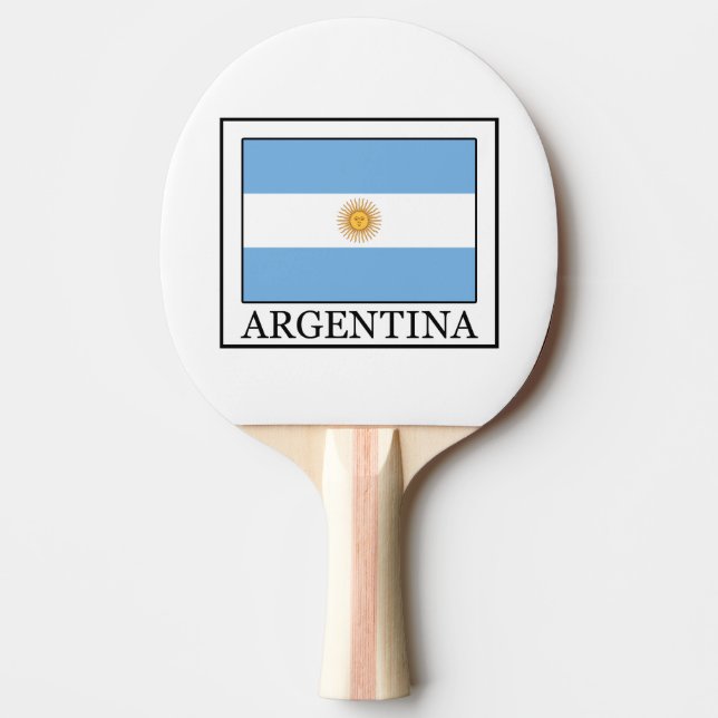 Pala De Ping Pong Argentina (Anverso)